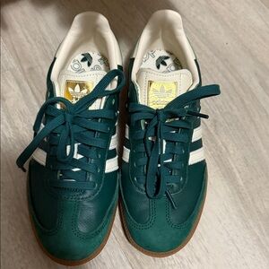 Adidas Teal Sneakers with White Accents